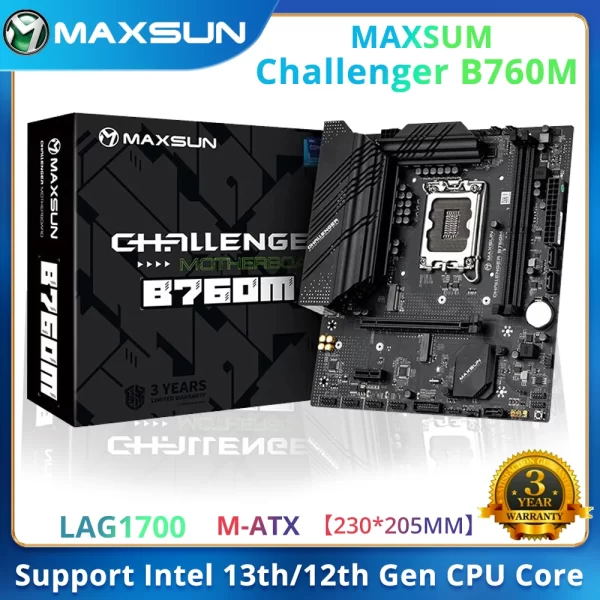 Maxsun Challenger B760M D4 Motherboard